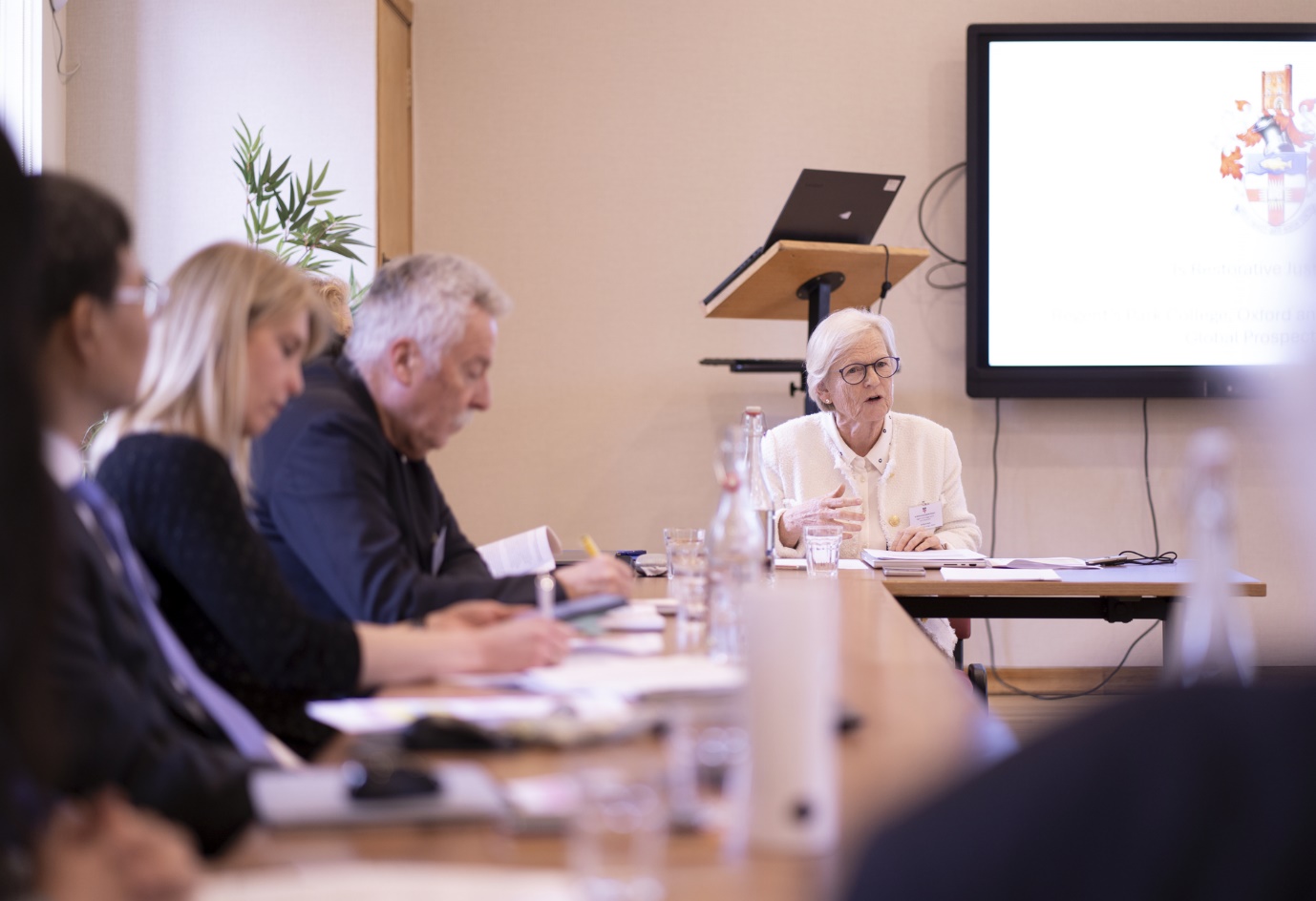 Dr Myra Blyth, the project's Convenor, initiated the discussion of the conference, setting the tone for an intellectually stimulating exchange.