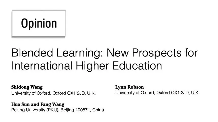 blended learning new prospects for international higher education grid