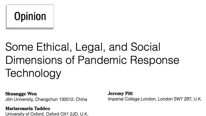 some ethical legal and social dimensions of pandemic response technology grid